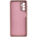 Накладка (з мікрофіброю) Silicone Cover Lakshmi Full Camera для Samsung A35- рожевий пісок
