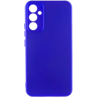 Накладка (з мікрофіброю) Silicone Cover Lakshmi Full Camera для Samsung A35- ультра-синій