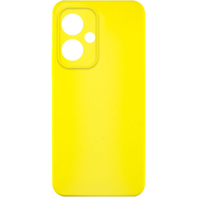 Накладка (з мікрофіброю) Silicone Cover Lakshmi Full Camera для Xiaomi Redmi 13 4G / Poco M6 4G- жовтий