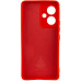 Накладка (з мікрофіброю) Silicone Cover Lakshmi Full Camera для Xiaomi Redmi 13 4G / Poco M6 4G- червоний