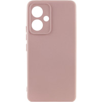 Накладка (з мікрофіброю) Silicone Cover Lakshmi Full Camera для Xiaomi Redmi 13 4G / Poco M6 4G- рожевий пісок