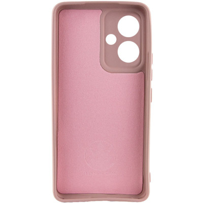 Накладка (з мікрофіброю) Silicone Cover Lakshmi Full Camera для Xiaomi Redmi 13 4G / Poco M6 4G- рожевий пісок