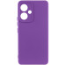 Накладка (з мікрофіброю) Silicone Cover Lakshmi Full Camera для Xiaomi Redmi 13 4G / Poco M6 4G- фіолетовий