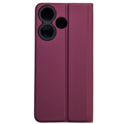 Чохол-книжка Skin Case для Xiaomi Redmi 13 4G / Poco M6 4G- марсала Чохол-книжка Skin Case для Xiaomi Redmi 13 4G / Poco M6 4G- марсала