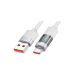 USB кабель Borofone BU46 5A Type-C with display 1.2m- сірий