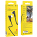 USB кабель Borofone BX58 кутовий (1m / 2.4A) Micro USB- чорний