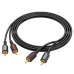 Кабель Borofone BL13 2RCA/2RCA 1.5m- чорний