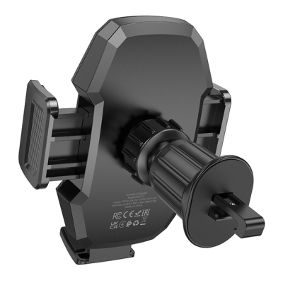 Holder (автотримач) Borofone BH213 15W механічний з бездротовою зарядкою (кріплення у решітку)