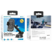 Holder (автотримач) Borofone BH203 Blue Charm 15W механічний з бездротовою зарядкою (кріплення на скло або панель)