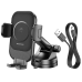 Holder (автотримач) Borofone BH203 Blue Charm 15W механічний з бездротовою зарядкою (кріплення на скло або панель)