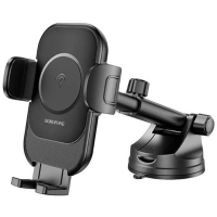 Holder (автотримач) Borofone BH203 Blue Charm 15W механічний з бездротовою зарядкою (кріплення на скло або панель) Holder (автотримач) Borofone BH203 Blue Charm 15W механічний з бездротовою зарядкою (кріплення на скло або панель)