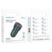 Автомобільний зарядний пристрій Borofone BZ19 Wisdom 12W (2USB/2.4A)- sapphire blue