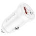 Автомобільний зарядний пристрій Borofone BZ18A PD20W+QC3.0 (USB-A / UCB-C)- білий