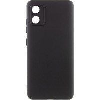 Накладка (з мікрофіброю) Silicone Cover Lakshmi Full Camera (A) для Motorola Moto E13- чорний