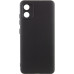 Накладка (з мікрофіброю) Silicone Cover Lakshmi Full Camera (A) для Motorola Moto E13- чорний