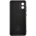 Накладка (з мікрофіброю) Silicone Cover Lakshmi Full Camera (A) для Motorola Moto E13- чорний