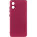Накладка (з мікрофіброю) Silicone Cover Lakshmi Full Camera (A) для Motorola Moto E13- марсала
