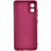 Накладка (з мікрофіброю) Silicone Cover Lakshmi Full Camera (A) для Motorola Moto E13- марсала