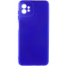 Накладка (з мікрофіброю) Silicone Cover Lakshmi Full Camera (A) для Motorola Moto G32- ультра-синій