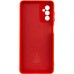 Накладка (з мікрофіброю) Silicone Cover Lakshmi Full Camera (A) для Samsung A15 4G/5G- червоний