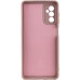 Накладка (з мікрофіброю) Silicone Cover Lakshmi Full Camera (A) для Samsung A24 4G- рожевий пісок