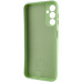 Накладка (з мікрофіброю) Silicone Cover Lakshmi Full Camera (A) для Samsung A24 4G- фісташковий