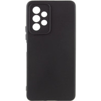 Накладка (з мікрофіброю) Silicone Cover Lakshmi Full Camera (A) для Samsung A32 4G / A325- чорний
