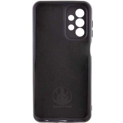 Накладка (з мікрофіброю) Silicone Cover Lakshmi Full Camera (A) для Samsung A32 4G / A325- чорний