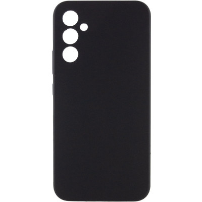 Накладка (з мікрофіброю) Silicone Cover Lakshmi Full Camera (A) для Samsung A34 5G- чорний
