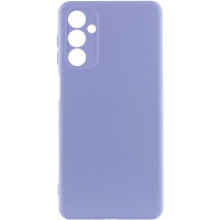 Накладка (з мікрофіброю) Silicone Cover Lakshmi Full Camera (A) для Samsung A55- бузковий