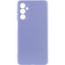 Накладка (з мікрофіброю) Silicone Cover Lakshmi Full Camera (A) для Samsung A55- бузковий