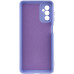 Накладка (з мікрофіброю) Silicone Cover Lakshmi Full Camera (A) для Samsung A55- бузковий