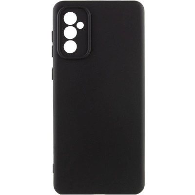 Накладка (з мікрофіброю) Silicone Cover Lakshmi Full Camera (A) для Samsung S23 FE- чорний