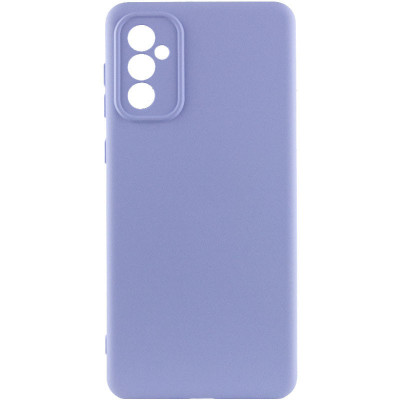 Накладка (з мікрофіброю) Silicone Cover Lakshmi Full Camera (A) для Samsung S24 / Samsung S25- бузковий