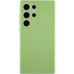 Накладка (з мікрофіброю) Silicone Cover Lakshmi Full Camera (A) для Samsung S24 Ultra- фісташковий
