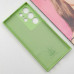 Накладка (з мікрофіброю) Silicone Cover Lakshmi Full Camera (A) для Samsung S24 Ultra- фісташковий
