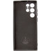 Накладка (з мікрофіброю) Silicone Cover Lakshmi Full Camera (A) для Samsung S24 Ultra- чорний