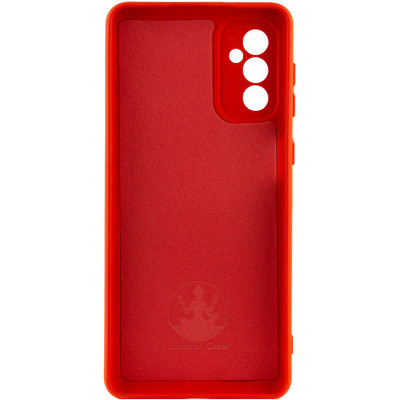Накладка (з мікрофіброю) Silicone Cover Lakshmi Full Camera (A) для Samsung S24 Plus/ Samsung S25 Plus- червоний