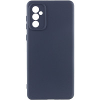 Накладка (з мікрофіброю) Silicone Cover Lakshmi Full Camera (A) для Samsung S24 Plus/ Samsung S25 Plus- темно-синій