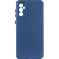 Накладка (з мікрофіброю) Silicone Cover Lakshmi Full Camera (A) для Samsung S24 Plus/ Samsung S25 Plus- синій