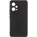 Накладка (з мікрофіброю) Silicone Cover Lakshmi Full Camera (A) для Xiaomi Redmi Note 12 5G / Poco X5 5G- чорний
