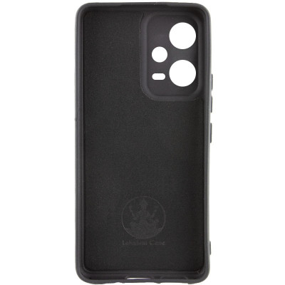Накладка (з мікрофіброю) Silicone Cover Lakshmi Full Camera (A) для Xiaomi Redmi Note 12 5G / Poco X5 5G- чорний