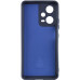 Накладка (з мікрофіброю) Silicone Cover Lakshmi Full Camera (A) для Xiaomi Redmi Note 12 5G / Poco X5 5G- темно-синій