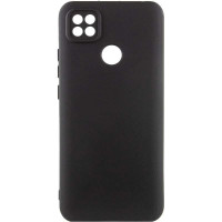 Накладка (з мікрофіброю) Silicone Cover Lakshmi Full Camera (A) для Xiaomi Redmi 9C / 10A- чорний