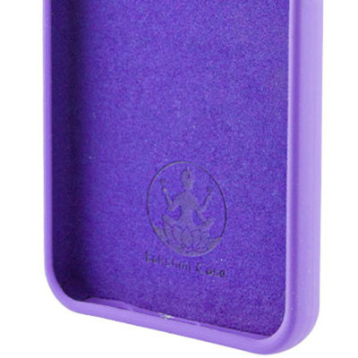 Накладка (з мікрофіброю) Silicone Cover Lakshmi Full Camera (A) для Xiaomi Redmi A3- фіолетовий