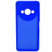 Накладка (з мікрофіброю) Silicone Cover Lakshmi Full Camera (A) для Xiaomi Redmi A3- ультра-синій