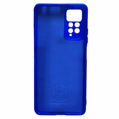 Накладка (з мікрофіброю) Silicone Cover Lakshmi Full Camera (A) для Xiaomi Redmi Note 11 Pro 4G / 5G / Redmi Note 12 Pro 4G / Note 11E Pro- ультра-синій