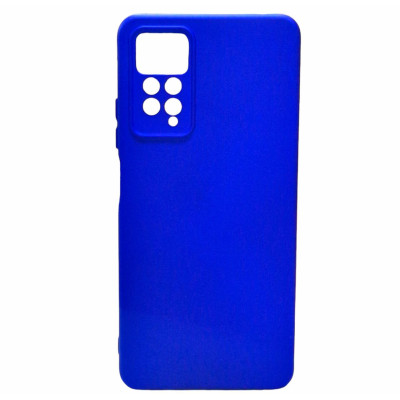 Накладка (з мікрофіброю) Silicone Cover Lakshmi Full Camera (A) для Xiaomi Redmi Note 11 Pro 4G / 5G / Redmi Note 12 Pro 4G / Note 11E Pro- ультра-синій