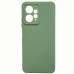 Накладка (з мікрофіброю) Silicone Cover Lakshmi Full Camera (A) для Xiaomi Redmi Note 12 4G- фісташковий