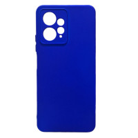 Накладка (з мікрофіброю) Silicone Cover Lakshmi Full Camera (A) для Xiaomi Redmi Note 12 4G- ультра-синій